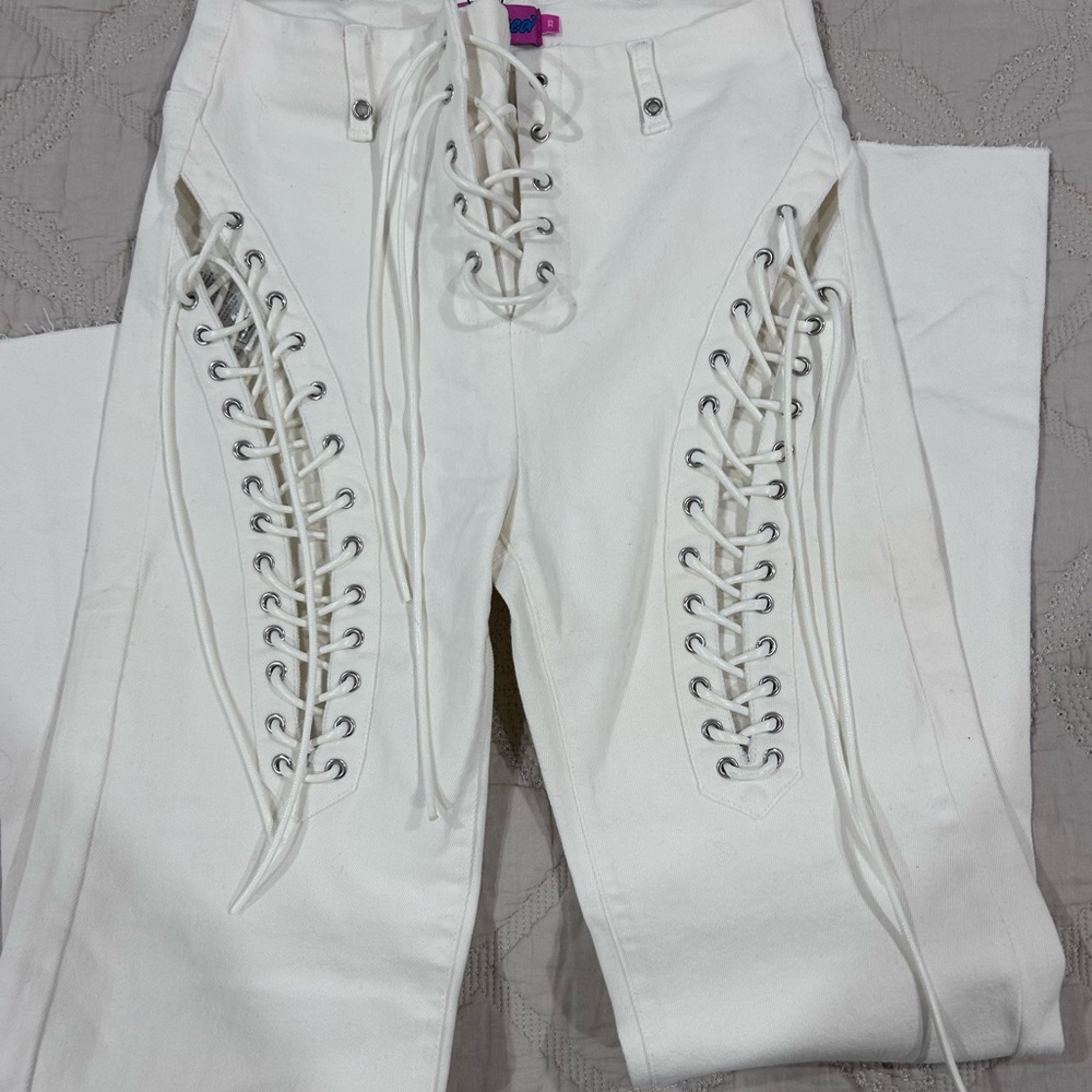 Edikted Lace-Up Pants